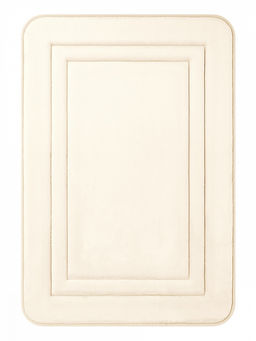 Коврик для ванной 55x80 молочный полиэстер 100%