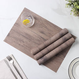 Салфетки сервировочные на стол Доляна «Дерево», 4 шт., 45×30 см, коричневые