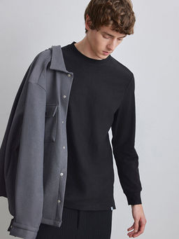 Bisiklet Yaka Erkek Sweatshirt