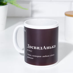 Кружка именная, сублимация  ДосвидАнька, микс, с нанесением - Дарим Красиво фото 5