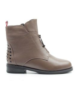 04-XH-FT547-9118-2M KHAKI Ботинки женские (натуральная кожа, натуральный мех) - Фабричный китай фото 13