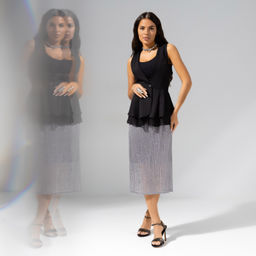 Жилет с прозрачным подолом Форма гениальности - Charutti фото 2