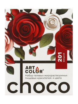 Набор красителей жирорастворимые Art Color choco paint 4 цвета(12 мл)