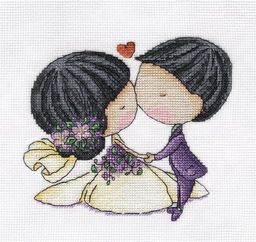 Klart набор для вышивания 8-197 Первый танец 18 х 15 см