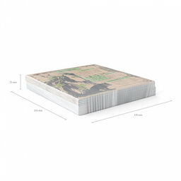 Цена за 5 шт. Тетрадь общая ученическая ErichKrause Russian Folk, Биология, 48 листов, клетка, крафт-картон  фото 6