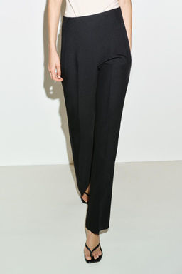 HIGH-WAIST TROUSERS WITH BACK ZIP - Zara фото 12