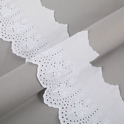 Шитье Gamma 110 мм GYEM-11003 в рулоне 10 м 0.2 м Турция белый