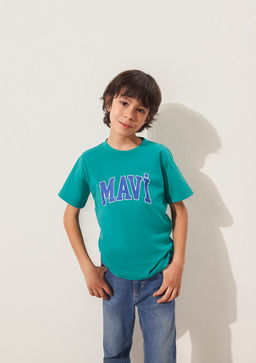 Mavi Logo Bask?l? Yesil Tisort  фото 2