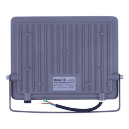 ULF-F52D-100W/6500K IP65 200-240V GREY Прожектор светодиодный. Дневной свет (6500K). Угол 90 градусов. Корпус серый. TM Uniel