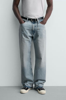 JEANS LOOSE FIT / Azul claro - Zara фото 2