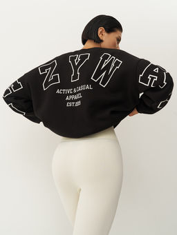 Утепленный свитшот ACTIVE CASUAL оверсайз силуэта