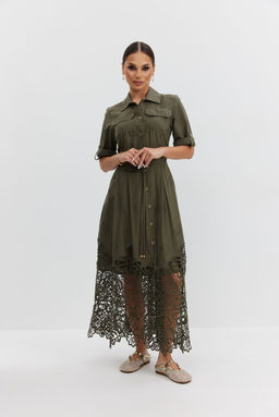 Платье Vesnaletto 4458-2 хаки