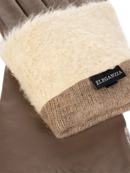 Перчатки женские 100% ш IS352 l.taupe - Eleganzza фото 7