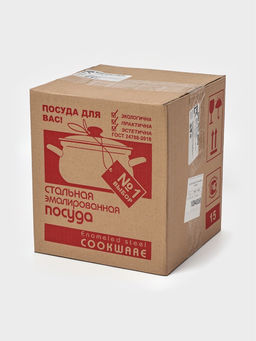 Кастрюля эмалированная паровая «Манты», 10 л, белая