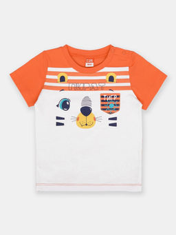 CRB wear/CSBB 63588-29-380 Футболка для мальчика,оранжевый/Ex.Cherubino