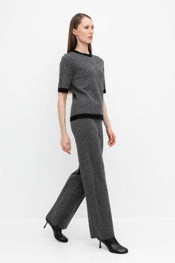 ЕВ 437/24ш/черный брюки жен