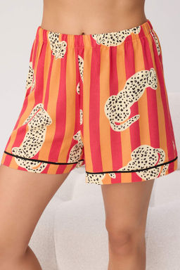 Cok Renkli Animal Shally Dokuma Pijama Tak?m? THMSS26PT00136 - Trendyolmilla фото 3