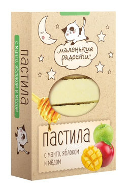 Пастила Маленькие радости Манго, яблоко и мёд 95г - Берестов А.с. фото 2