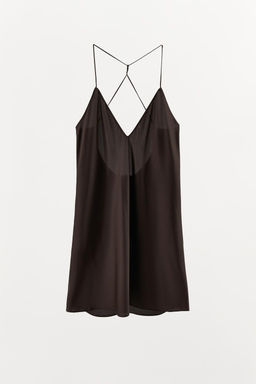 SATIN SLIP DRESS - Zara фото 4