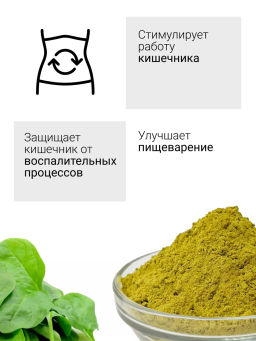 Шпинат порошок 100г (состав: порошок шпинат)