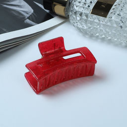 Цена за 12 шт. Крабик для волос «Глория», прямой, 6.5 см, МИКС