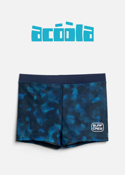 ACOOLA / Трусы купальные детские для мальчиков Gonolulu2 черный-синий