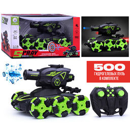 Машина "Трюковая" с распылителем воды, р/у, 27 MHz, в коробке