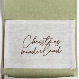 Кармашек текстильный Christmas 2 отделения, 20х41 см - Этель фото 4