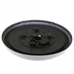 Часы настенные Империя д37,7-45,8см, h7см, циферблат Шестеренки вращающиеся, белый/потертое золото; цифры римские, потертое золото; корпус пластик, белый, полоски золотого цвета; в лотке (Китай) - Домашняя мода фото 6