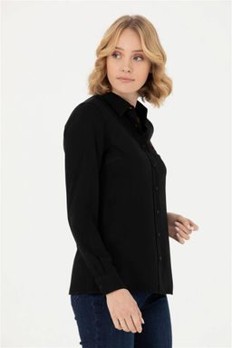 U. S. Polo Assn Женская черная рубашка с длинным рукавом - U.s. polo assn фото 10