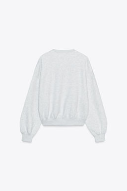 BASIC PLUSH SWEATSHIRT - Zara фото 7