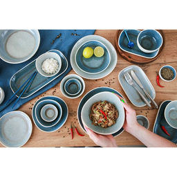 Десертная тарелка Magistro Ocean, d=17 см, фарфор, голубая