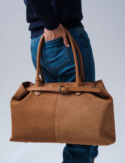 Замшевая сумка Daniela DBR 31375 светло-коричневый  фото 6