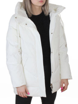 YR-6612 WHITE Куртка зимняя женская (150 гр. холлофайбер)