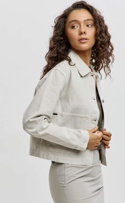 Куртка джинс F612-1269 l.beige - Fine joyce фото 4