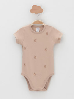 К 6073-2уп/молочный 0809,бежевый Н064 набор полукомбинезон (боди) яс