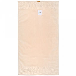Полотенце махровое "Волна" 50х90см, хлопок 100%, светло-персиковый (Китай)