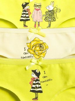 GULB3256/1(3шт. в упаковке) трусы для девочек - Pelican фото 2