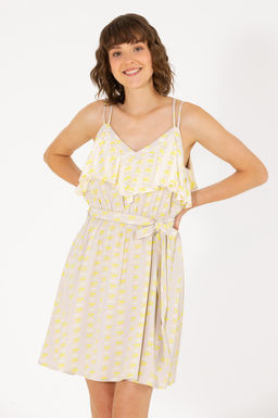 U. S. Polo Assn Женское тканое платье с камнями - U.s. polo assn фото 3