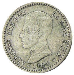 50 сентимо 1904 года Испания