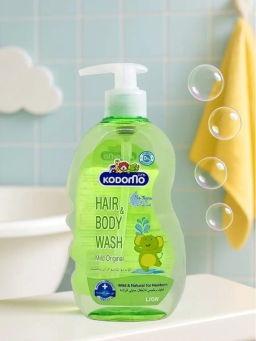 Шампунь с Головы До Пят Детский Mild Original 0+ (зеленый)
 LION KODOMO
 400 мл