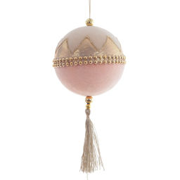 Украшение новогоднее "Шар", L10 W10 H21 см, 4в.