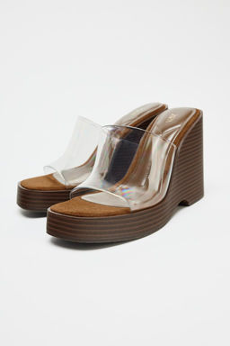VINYL WEDGE - Zara фото 5
