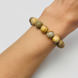 Браслет из песочной Яшмы 21,5 см