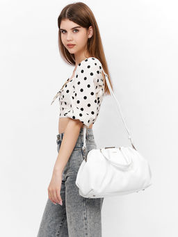 LACCOMA сумка Роза-Л815-белый эко кожа хлопок