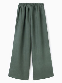 Брюки женские oversize MINAKU: MINAKU: Safari цвет зеленый, размер 50