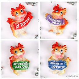 Магнит Дракон / 23533 /уп 40/960/ Символ года 2024