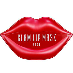Hydrogel Glam Lip Mask Rose - Гидрогелевые патчи для губ с розы, 20шт(50гр)