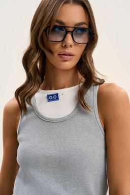 Топ GO F1010/50-04.164-170 серый меланж  фото 2