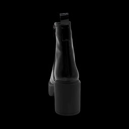 Ботинки из натуральной кожи Р-121-8 черные